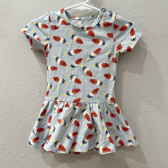 Lola & Taylor Bomb Pop Skirted Onesie Romper - Picture 1 of 7